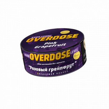 Табак Overdose, 25гр "Pink Grapefruit / Розовый грейпфрут"